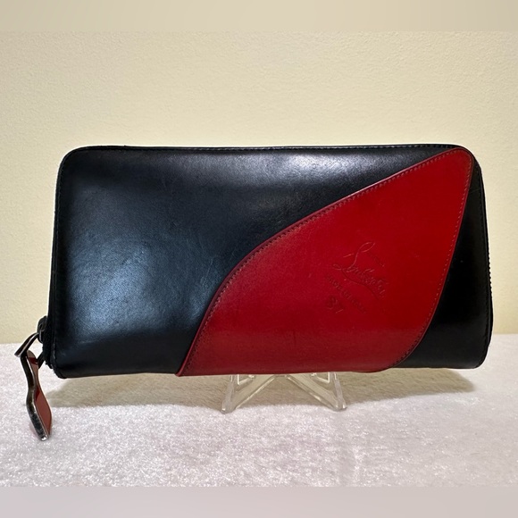 Christian Louboutin Handbags - Authentic Christian Louboutin Signature Zippy Wallet